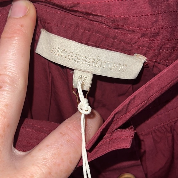 Vanessa Bruno // Neha belted two-tone cotton skirt - Picture 7 of 9